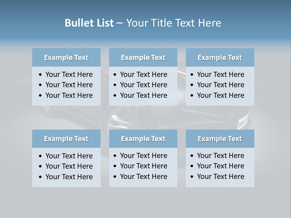 Car Vehicle Prototype PowerPoint Template