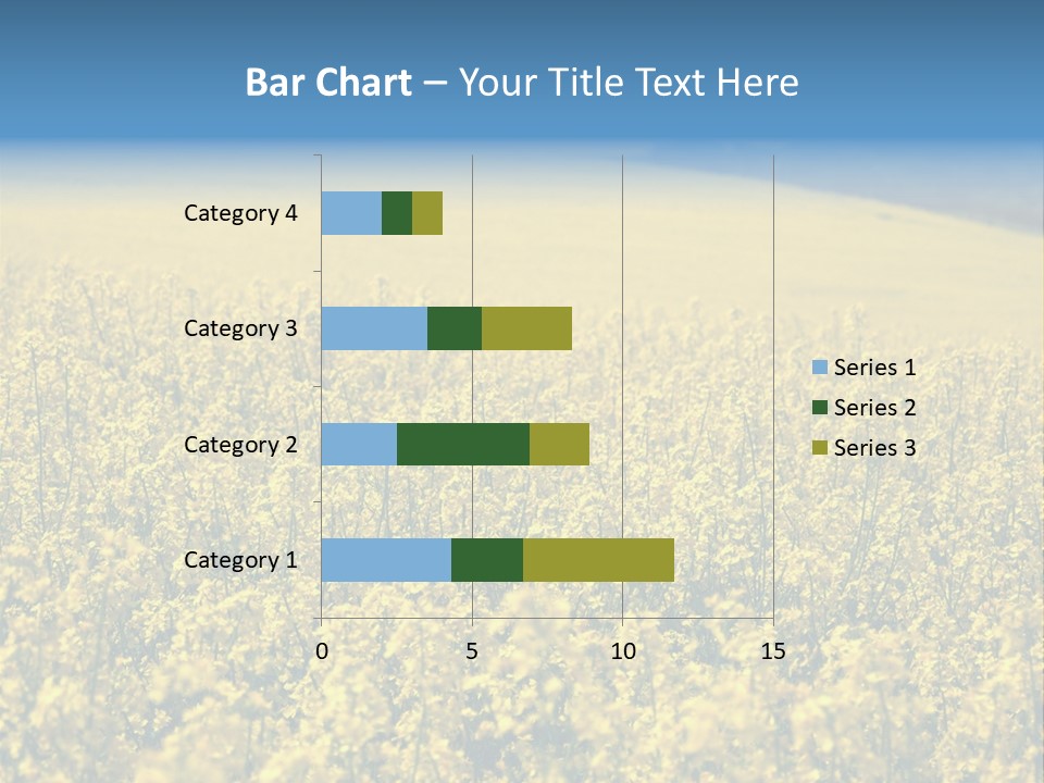 Canola Sun Gold PowerPoint Template