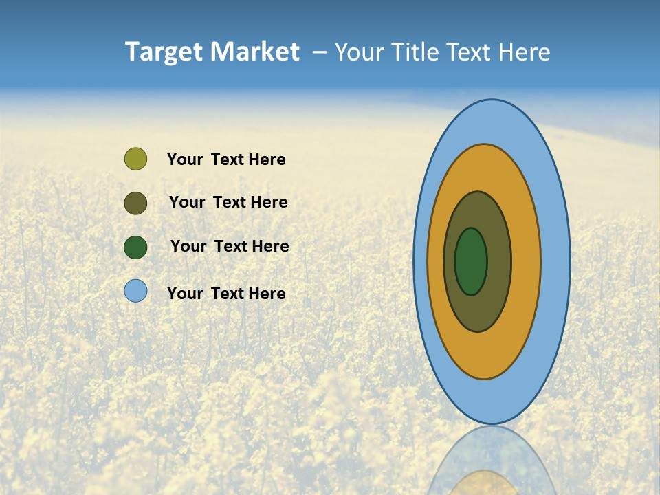 Canola Sun Gold PowerPoint Template