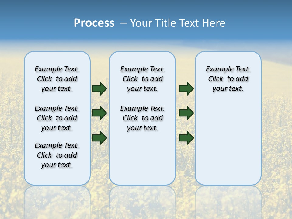 Canola Sun Gold PowerPoint Template