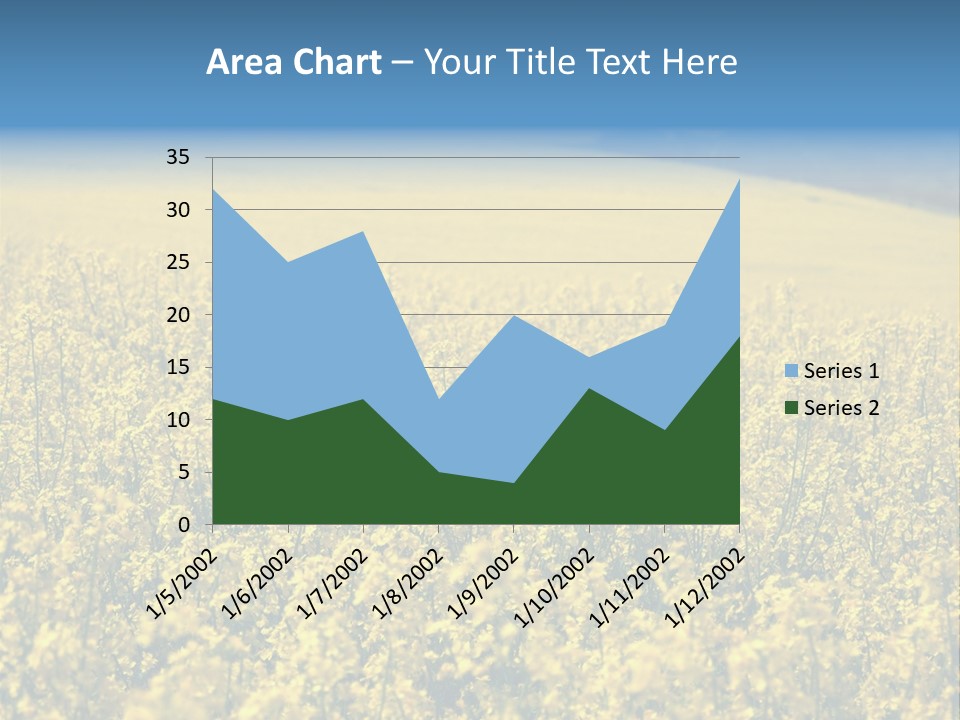 Canola Sun Gold PowerPoint Template