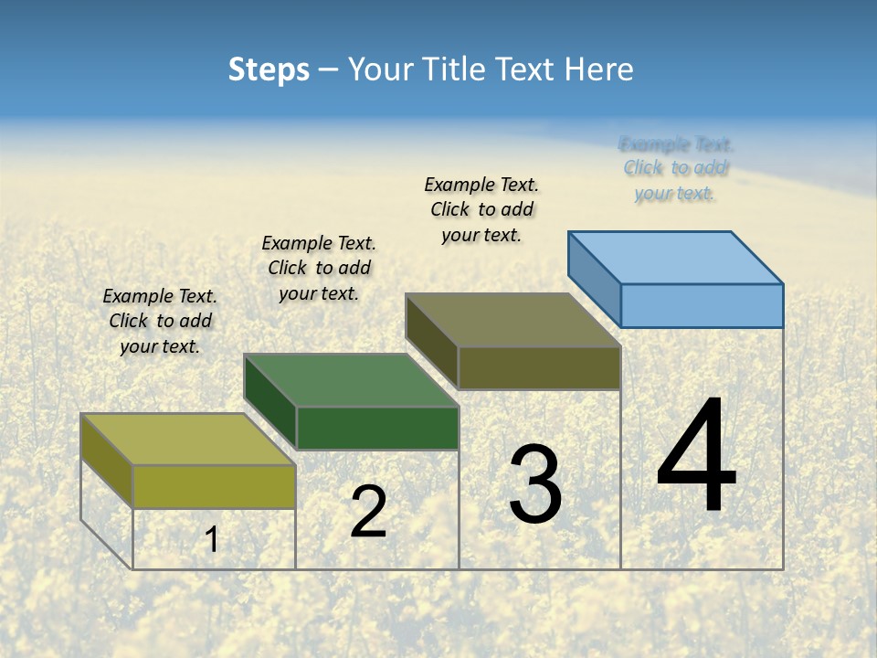 Canola Sun Gold PowerPoint Template