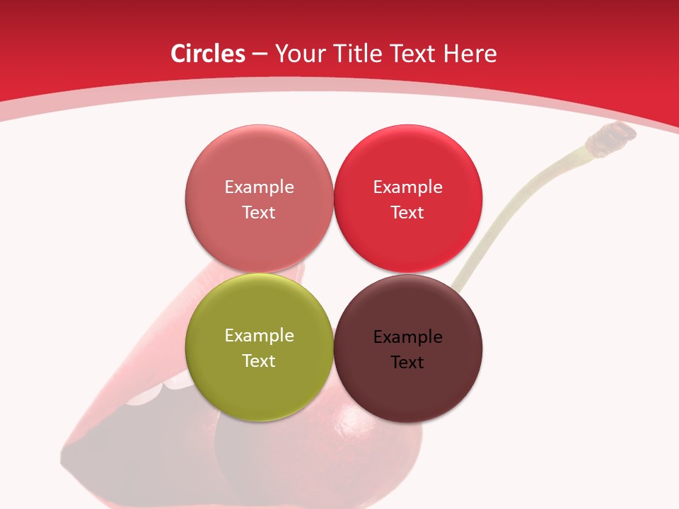 Woman Food Enjoy PowerPoint Template