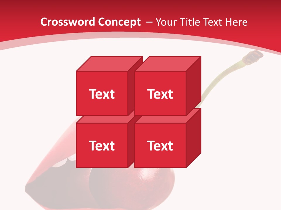 Woman Food Enjoy PowerPoint Template