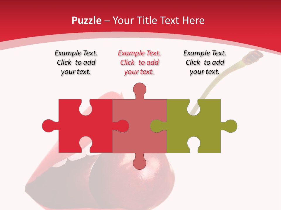 Woman Food Enjoy PowerPoint Template