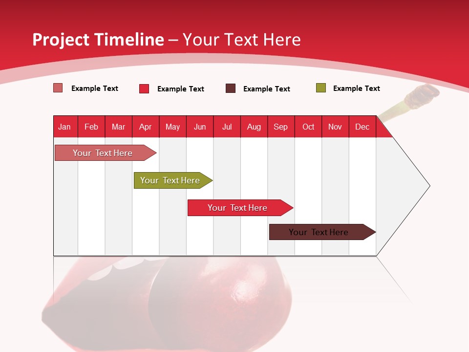 Woman Food Enjoy PowerPoint Template