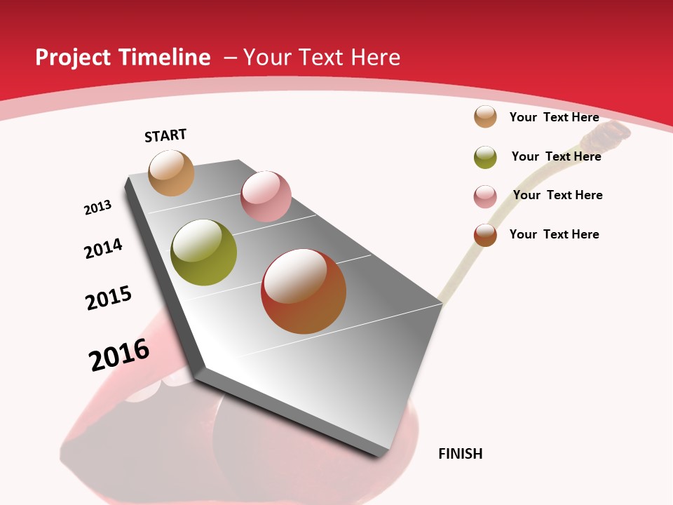 Woman Food Enjoy PowerPoint Template