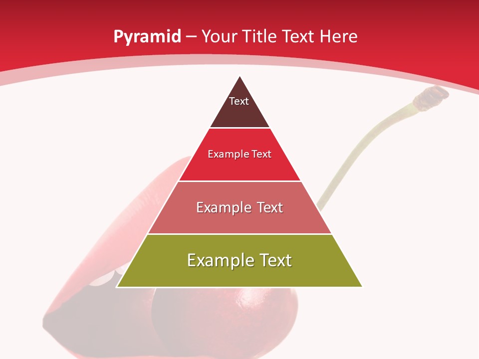 Woman Food Enjoy PowerPoint Template