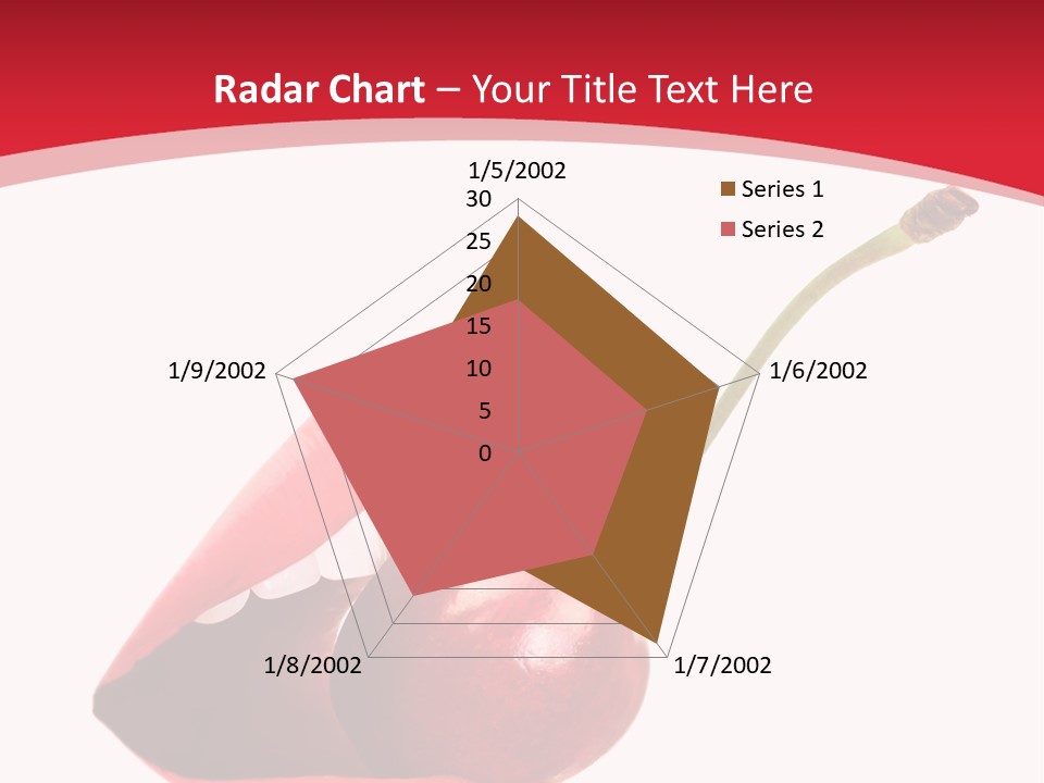 Woman Food Enjoy PowerPoint Template