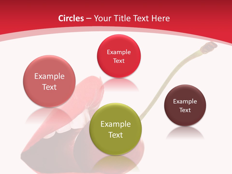 Woman Food Enjoy PowerPoint Template