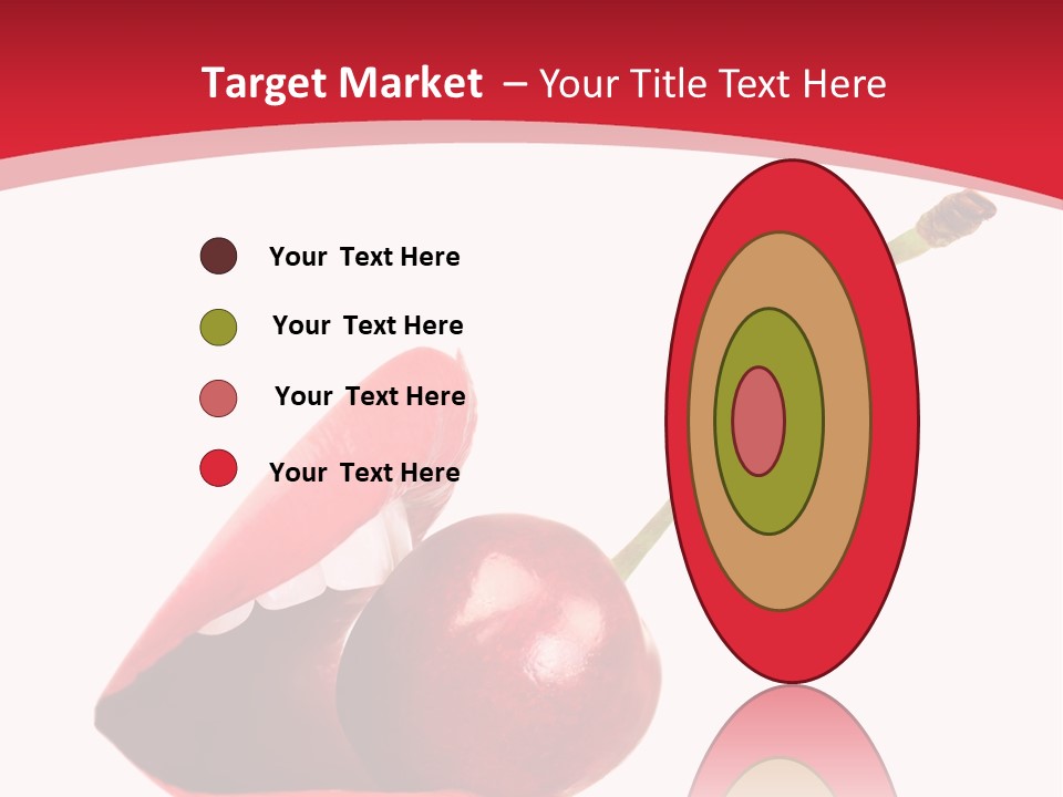 Woman Food Enjoy PowerPoint Template