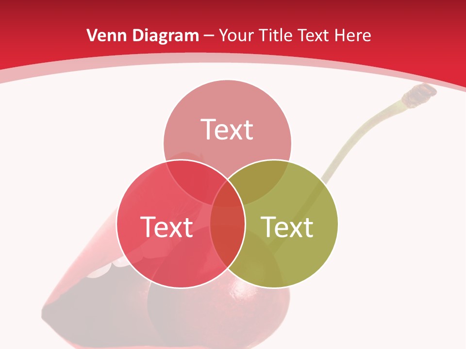 Woman Food Enjoy PowerPoint Template