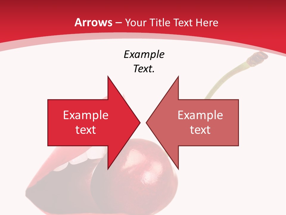 Woman Food Enjoy PowerPoint Template