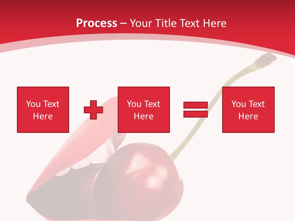 Woman Food Enjoy PowerPoint Template