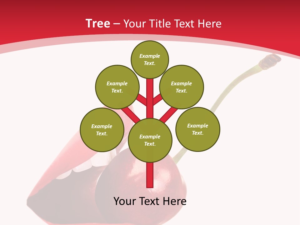 Woman Food Enjoy PowerPoint Template