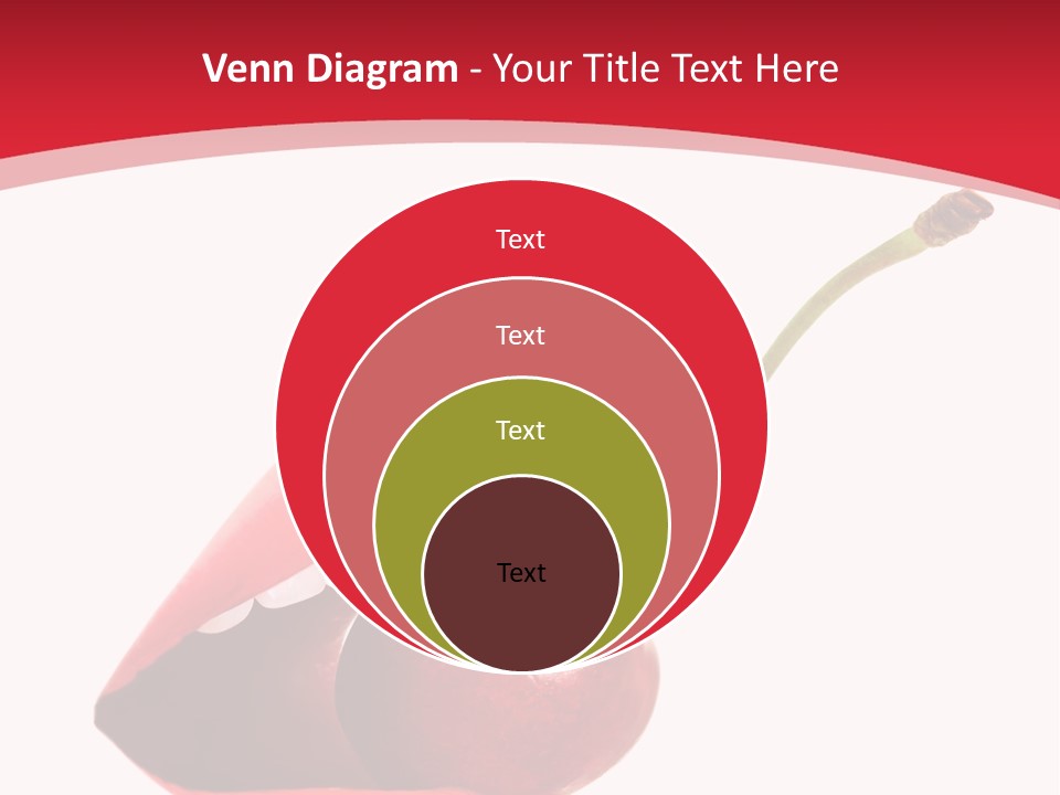 Woman Food Enjoy PowerPoint Template