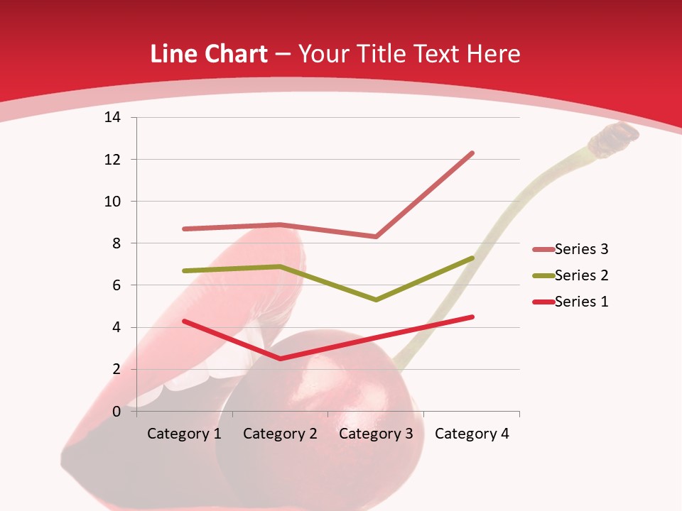Woman Food Enjoy PowerPoint Template