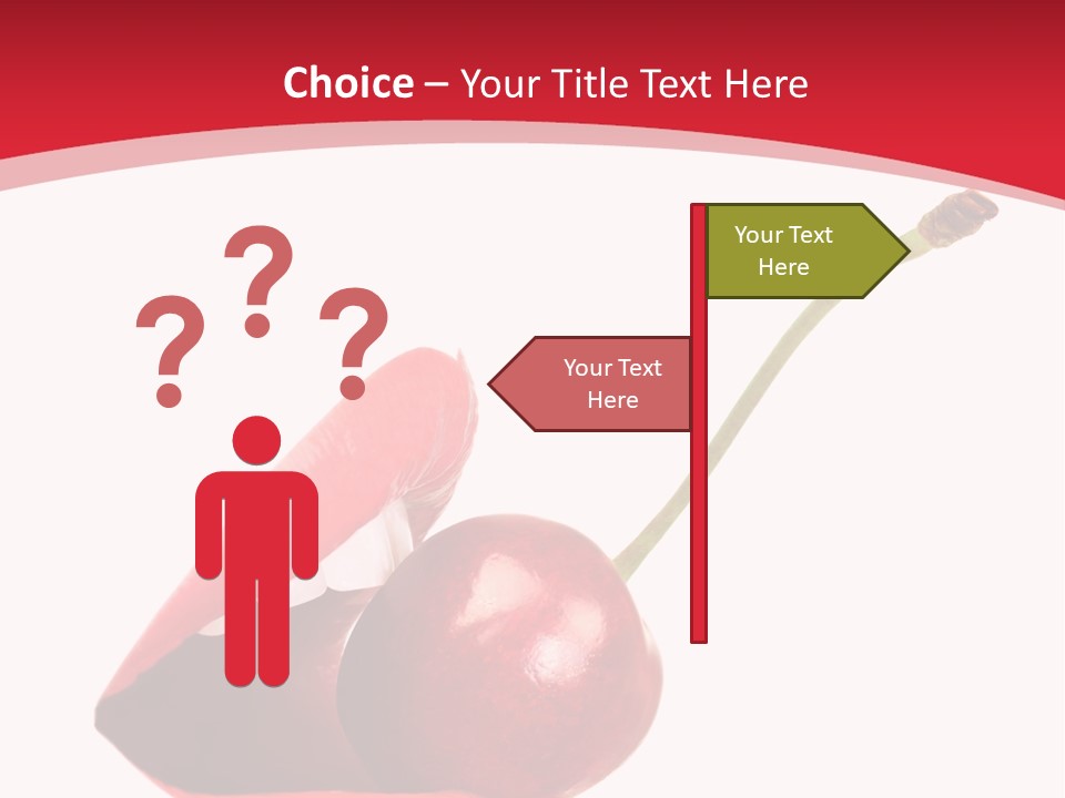 Woman Food Enjoy PowerPoint Template