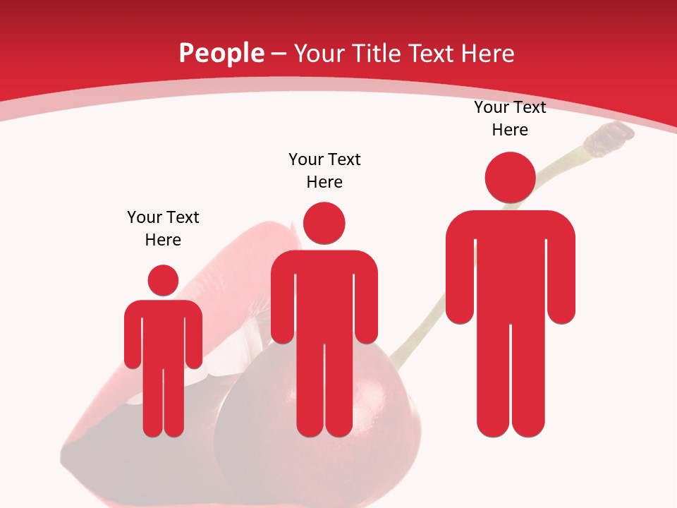 Woman Food Enjoy PowerPoint Template