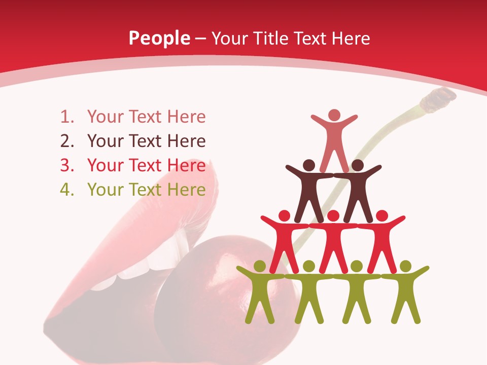 Woman Food Enjoy PowerPoint Template