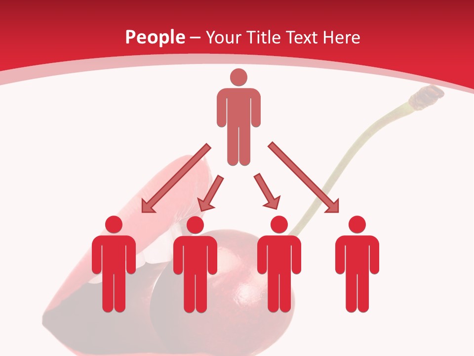 Woman Food Enjoy PowerPoint Template