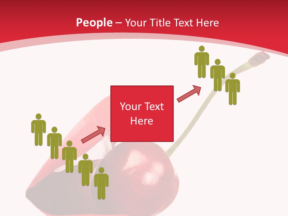 Woman Food Enjoy PowerPoint Template