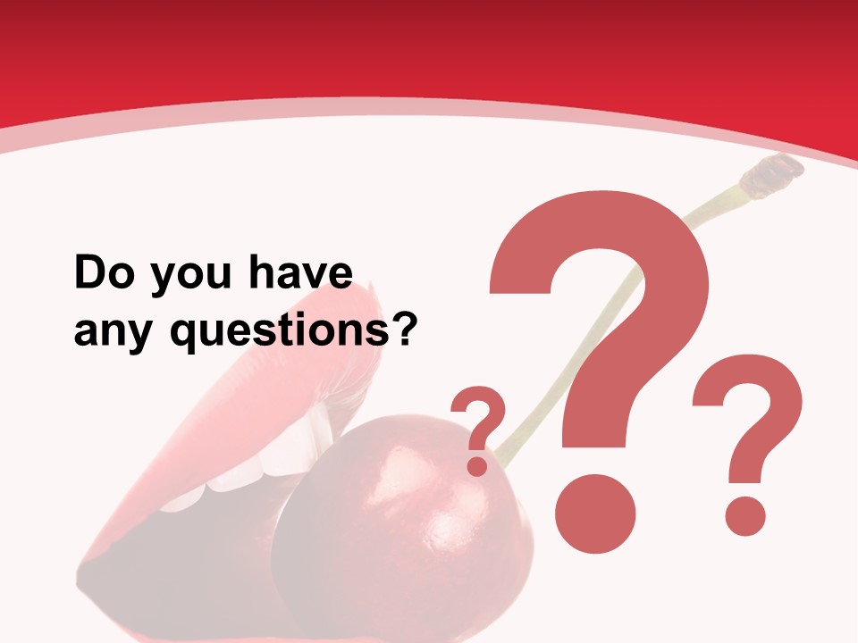 Woman Food Enjoy PowerPoint Template