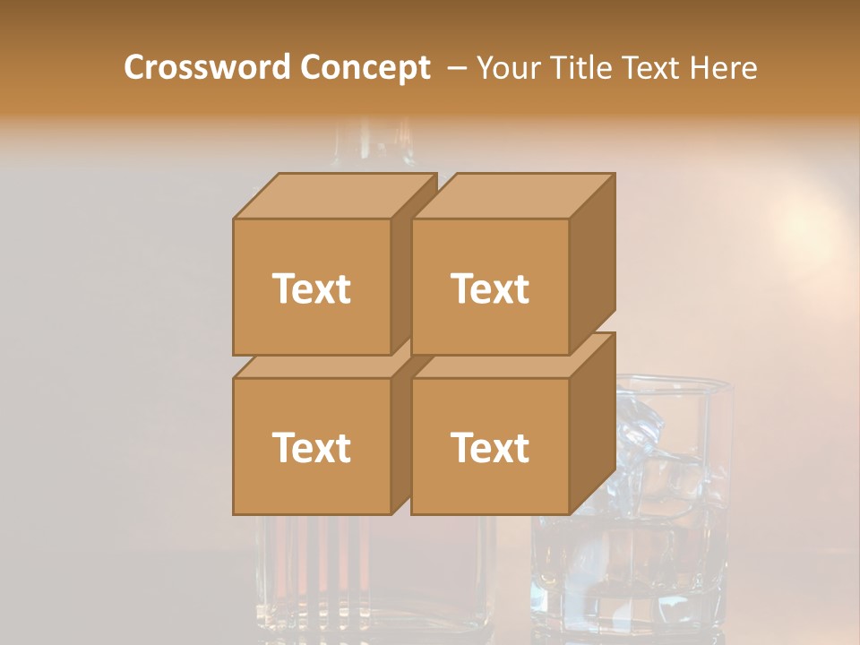 Cold Ice Scotch PowerPoint Template