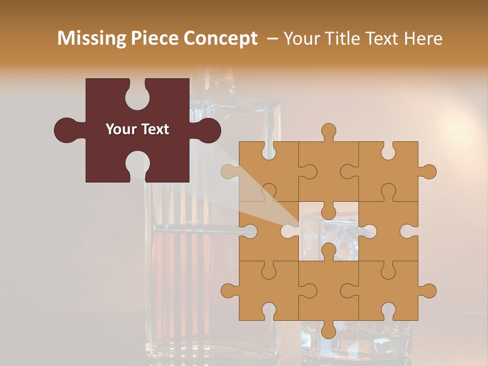 Cold Ice Scotch PowerPoint Template