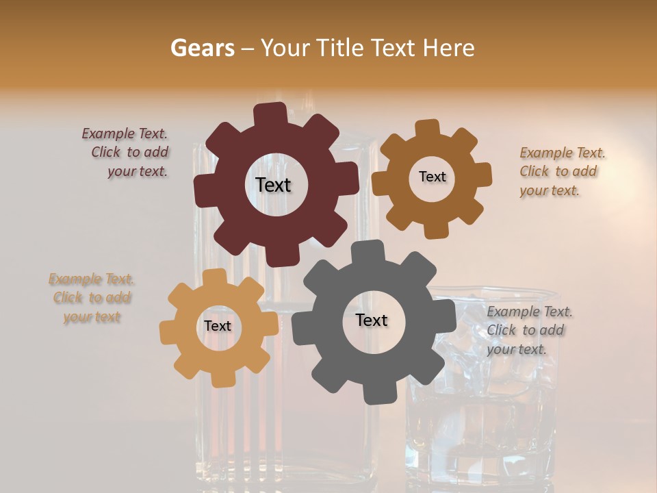 Cold Ice Scotch PowerPoint Template