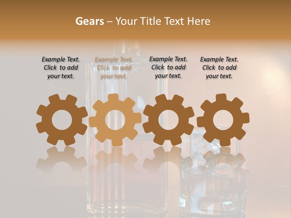 Cold Ice Scotch PowerPoint Template