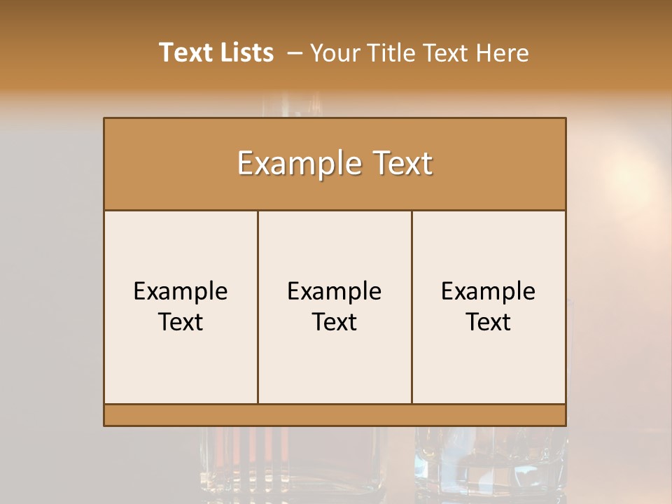 Cold Ice Scotch PowerPoint Template