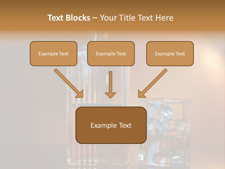 Cold Ice Scotch PowerPoint Template