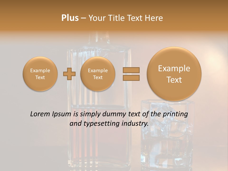 Cold Ice Scotch PowerPoint Template