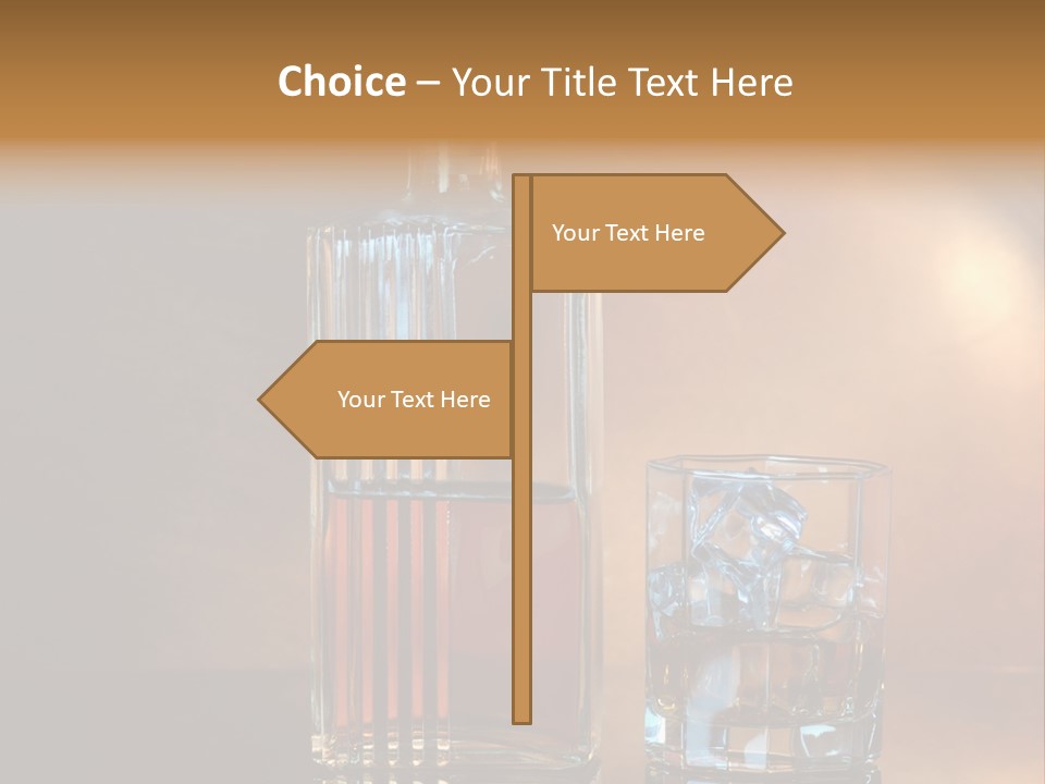 Cold Ice Scotch PowerPoint Template