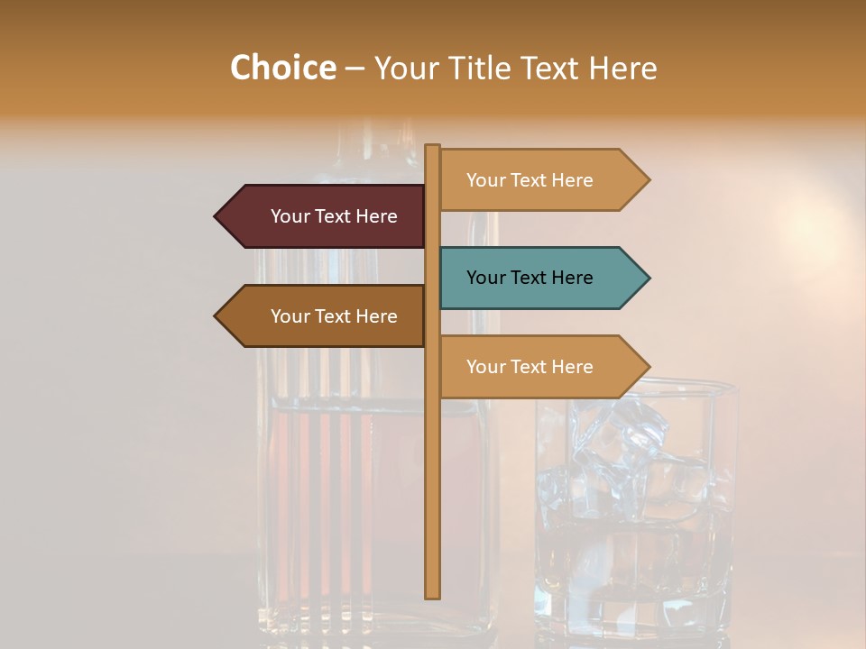 Cold Ice Scotch PowerPoint Template