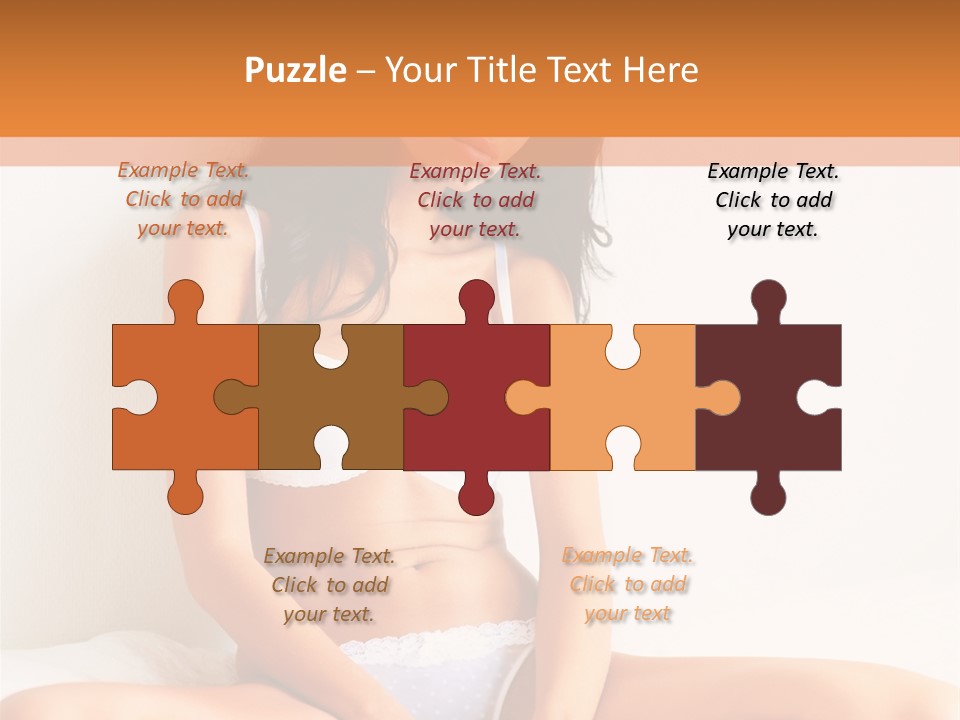 Table People Figure PowerPoint Template