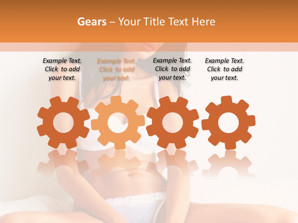 Table People Figure PowerPoint Template