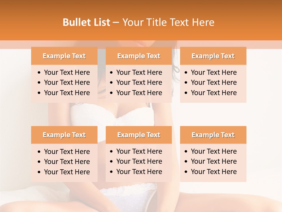 Table People Figure PowerPoint Template
