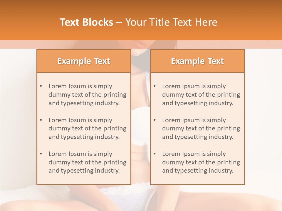 Table People Figure PowerPoint Template