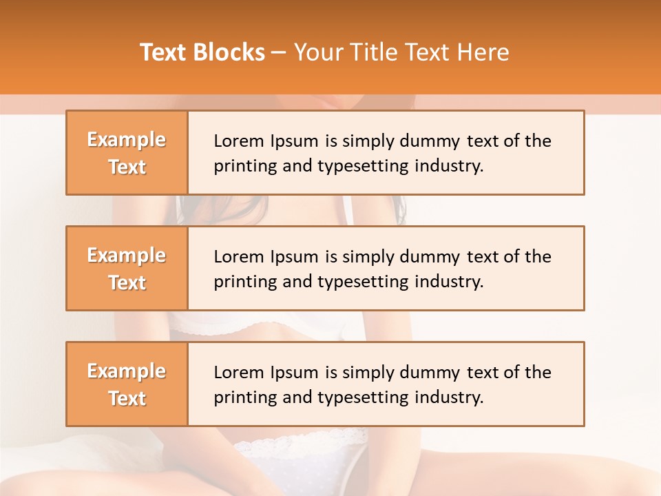 Table People Figure PowerPoint Template
