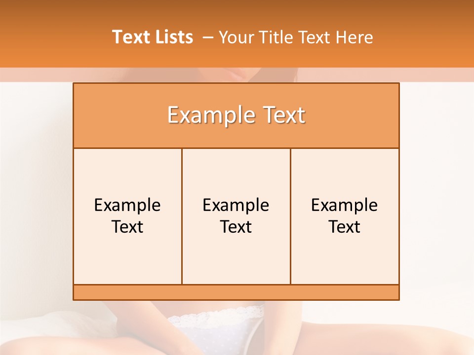 Table People Figure PowerPoint Template