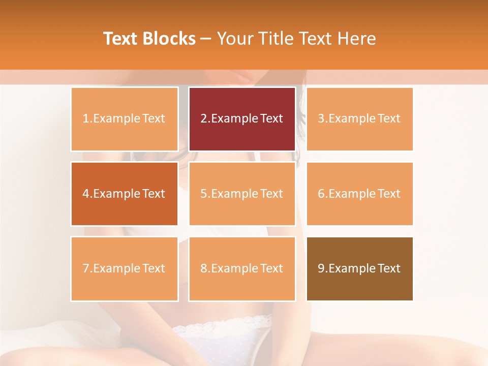 Table People Figure PowerPoint Template