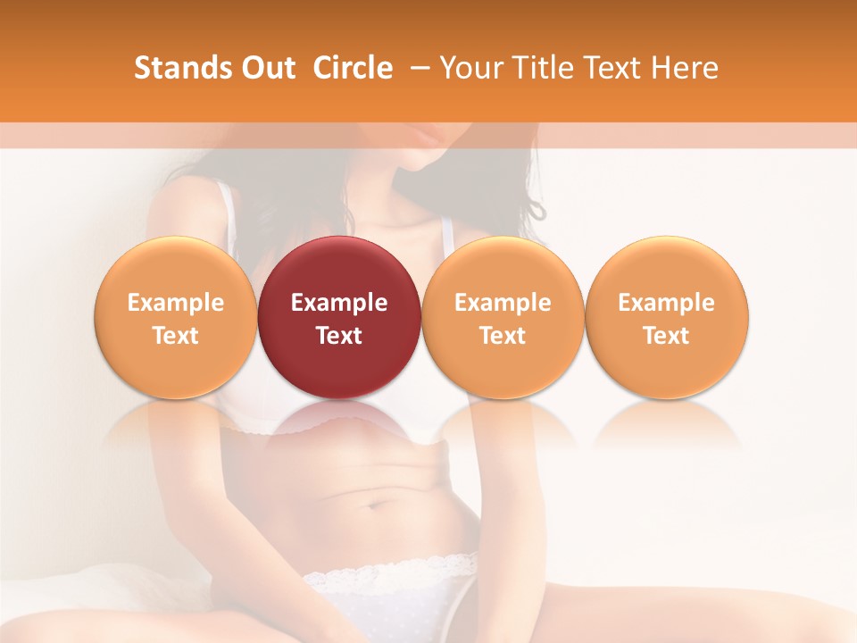 Table People Figure PowerPoint Template