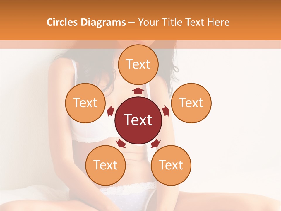 Table People Figure PowerPoint Template