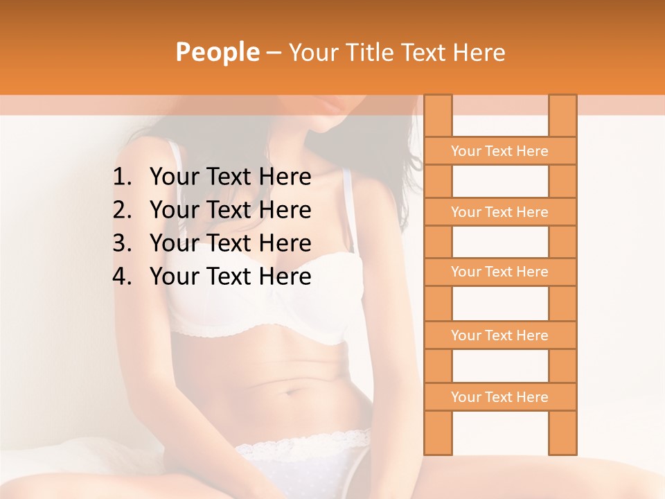 Table People Figure PowerPoint Template