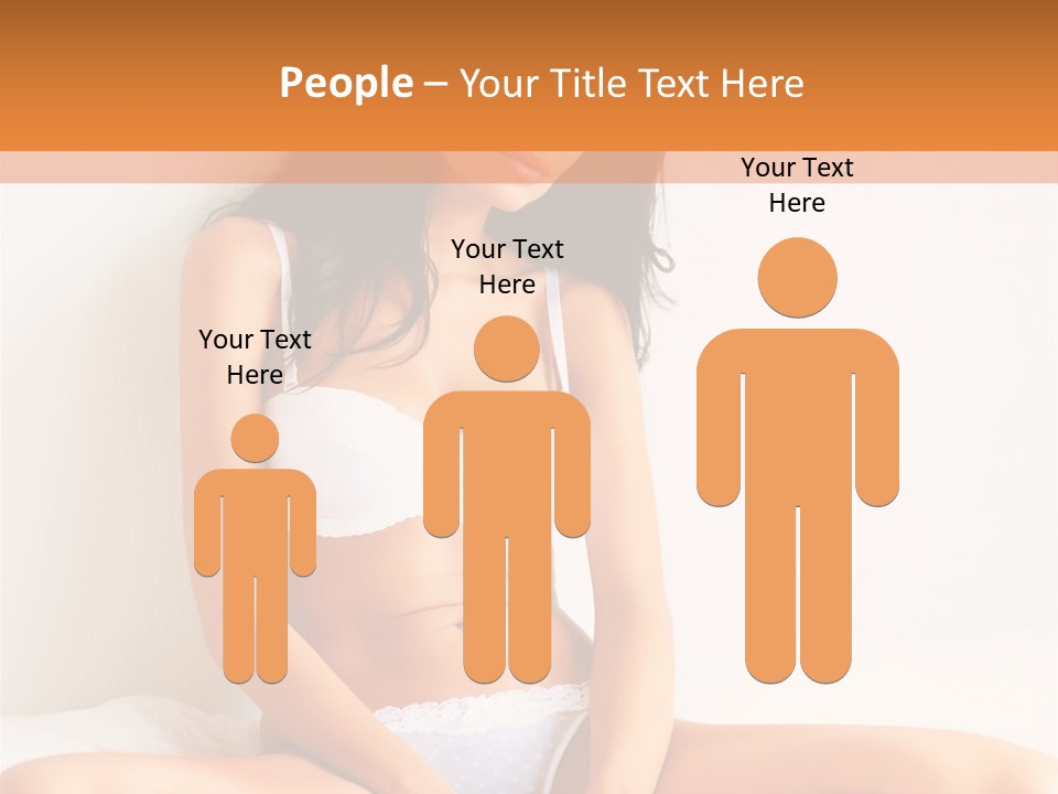 Table People Figure PowerPoint Template