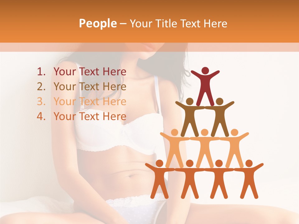 Table People Figure PowerPoint Template