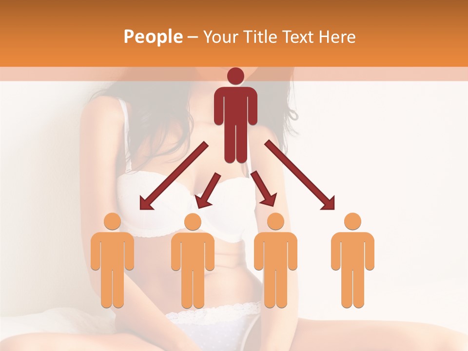 Table People Figure PowerPoint Template