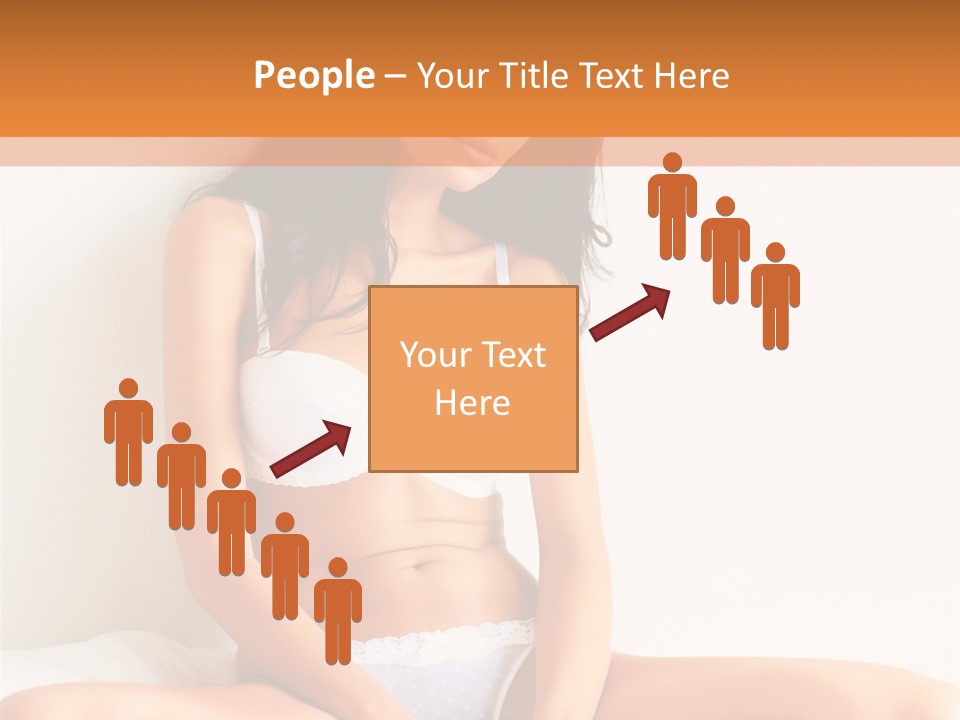 Table People Figure PowerPoint Template